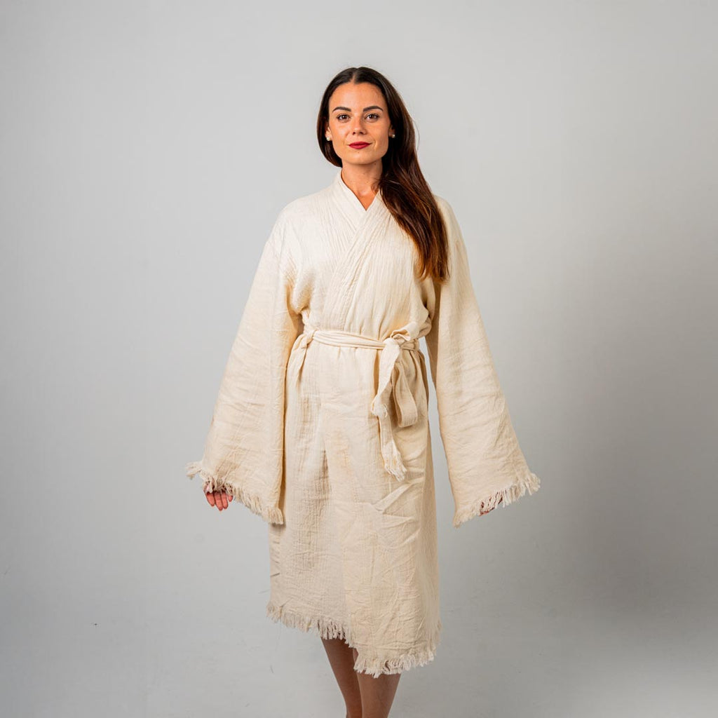 Palm Leaves Kaftan&Towel Christmas SET